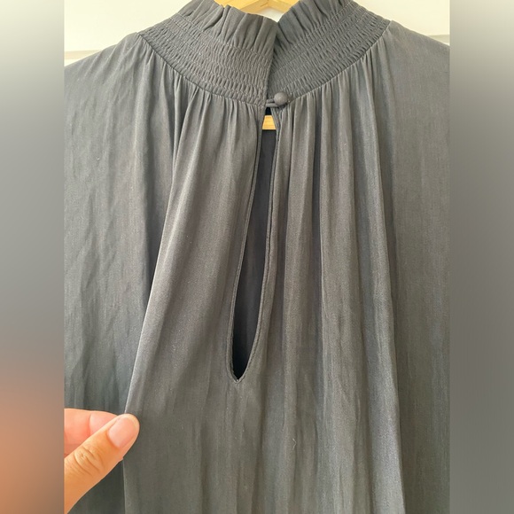 Aritzia Wilfred Garlyn long sleeve dress. Black. Beautiful detailing. - Picture 2 of 6